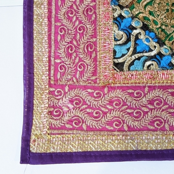 2 Boho Indian patchwork cushion covers - Picture 10 of 11